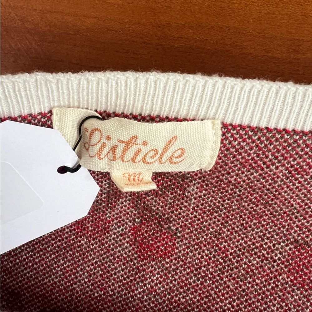 Listicle cherry top tank sweater medium nwt - Picture 2 of 5